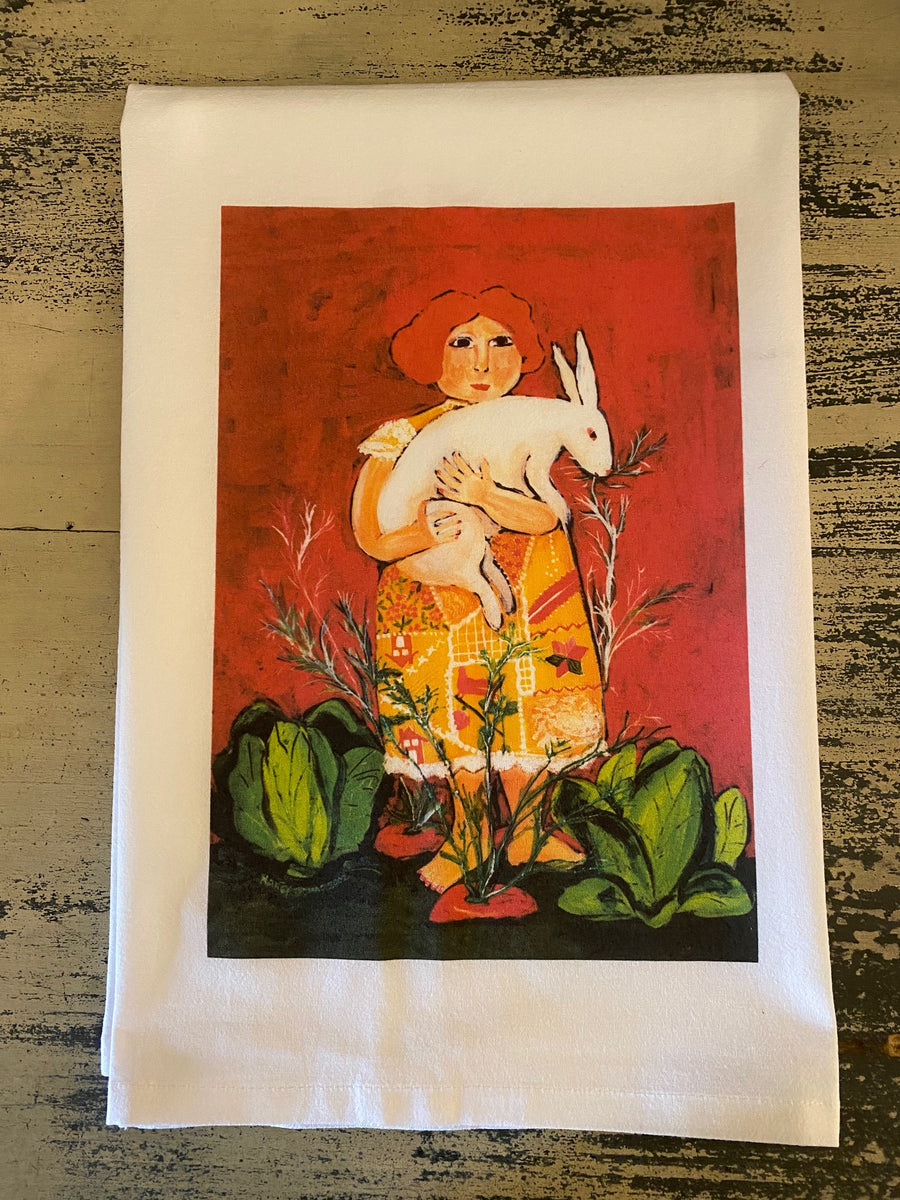NANCY THOMAS KITCHEN TEA TOWELS - Fat Rabbit