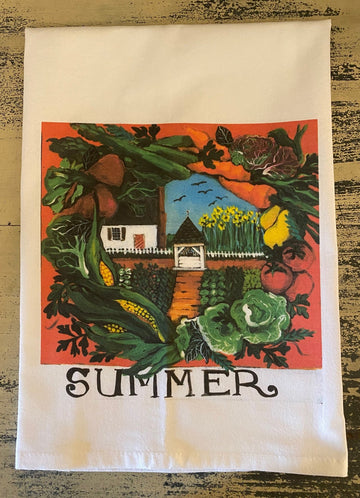 NANCY THOMAS KITCHEN TEA TOWELS - CW Summer