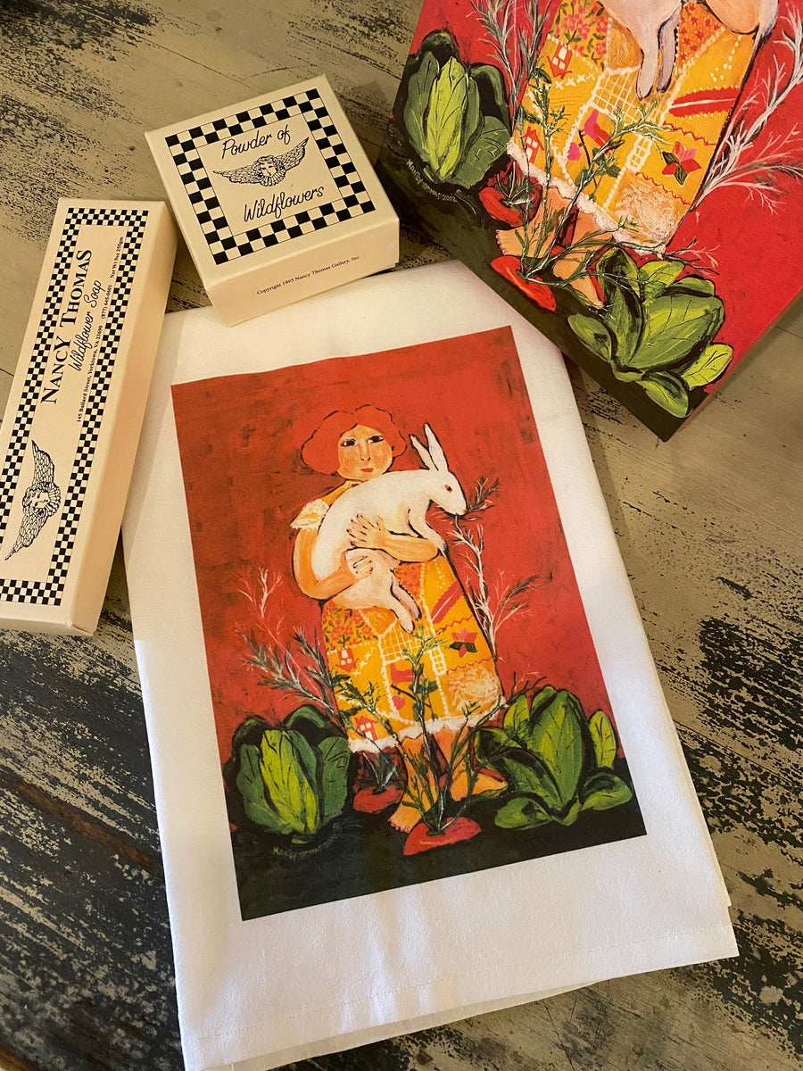NANCY THOMAS KITCHEN TEA TOWELS - Fat Rabbit