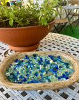 Sparkly Glass Citronella Candle
