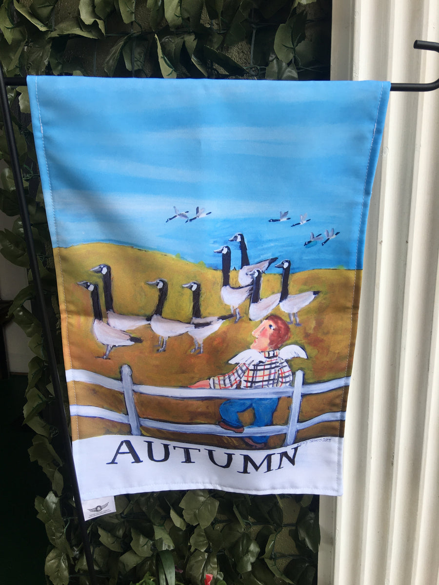 Garden Flags - Angel Series - Autumn