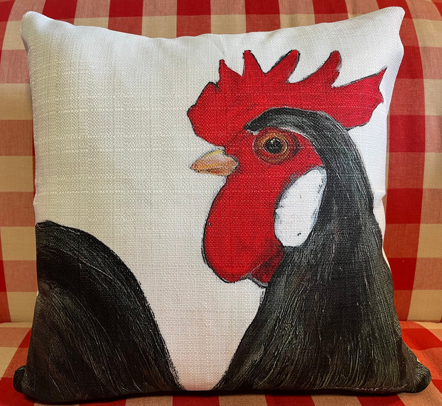 NANCY THOMAS PILLOWS - Black Chicken