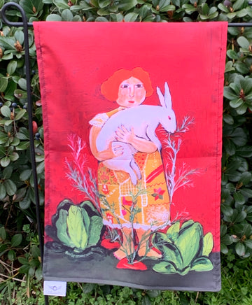 Garden Flags - Fat Rabbit