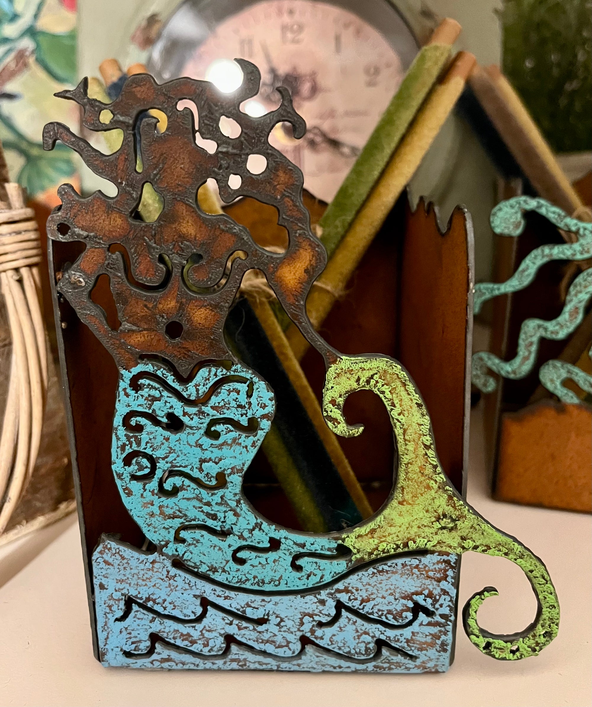 Metal Desktop Pencil Holders