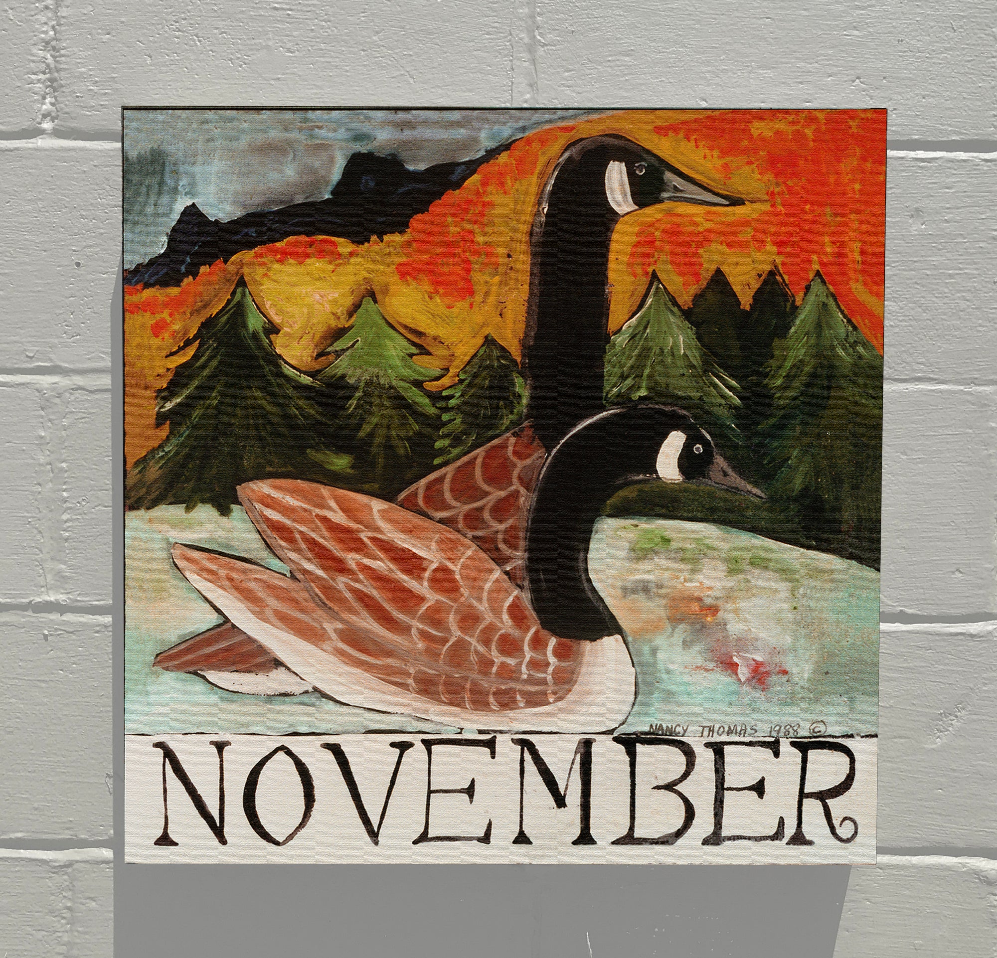 GALLERY GRAND - November Geese - Original Series